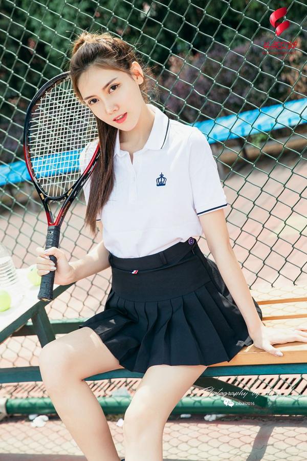 冯雪娇SIR  [TouTiao头条女神]高清写真图 2019.07.13 我是网球美少女 莎伦第5张图片