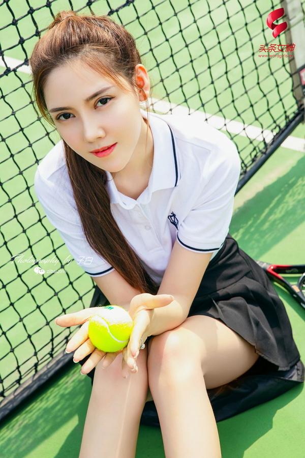 冯雪娇SIR  [TouTiao头条女神]高清写真图 2019.07.13 我是网球美少女 莎伦第15张图片