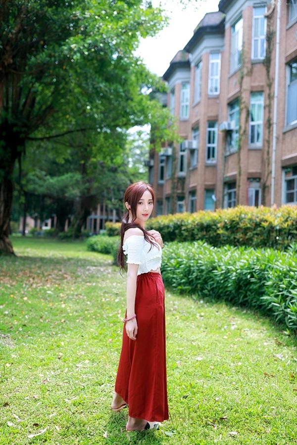 Lynne雨玄   台湾正妹_ Lynne雨玄《台大外拍》 清新唯美校园风格写真集[87P]第5张图片