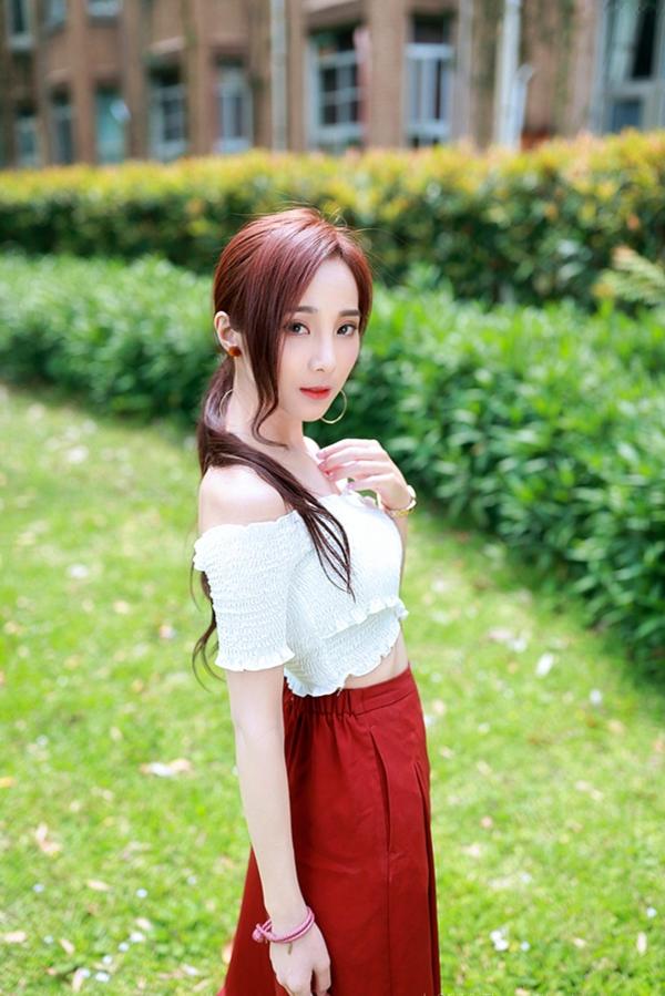 Lynne雨玄   台湾正妹_ Lynne雨玄《台大外拍》 清新唯美校园风格写真集[87P]第6张图片