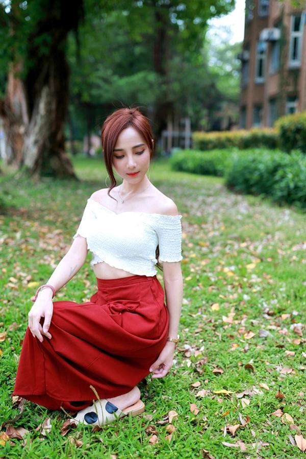 Lynne雨玄   台湾正妹_ Lynne雨玄《台大外拍》 清新唯美校园风格写真集[87P]第11张图片