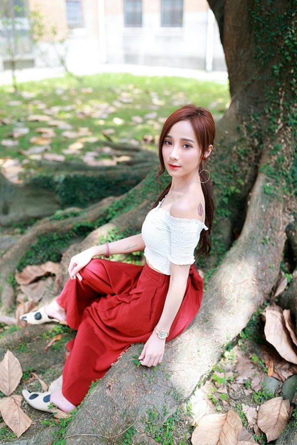 Lynne雨玄   台湾正妹_ Lynne雨玄《台大外拍》 清新唯美校园风格写真集[87P]第27张图片