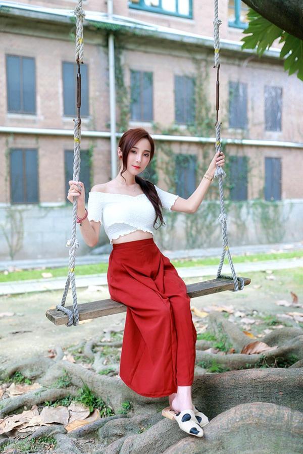 Lynne雨玄   台湾正妹_ Lynne雨玄《台大外拍》 清新唯美校园风格写真集[87P]第39张图片