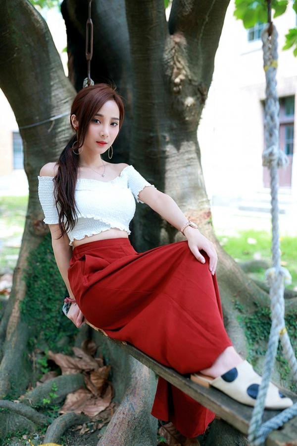 Lynne雨玄   台湾正妹_ Lynne雨玄《台大外拍》 清新唯美校园风格写真集[87P]第47张图片