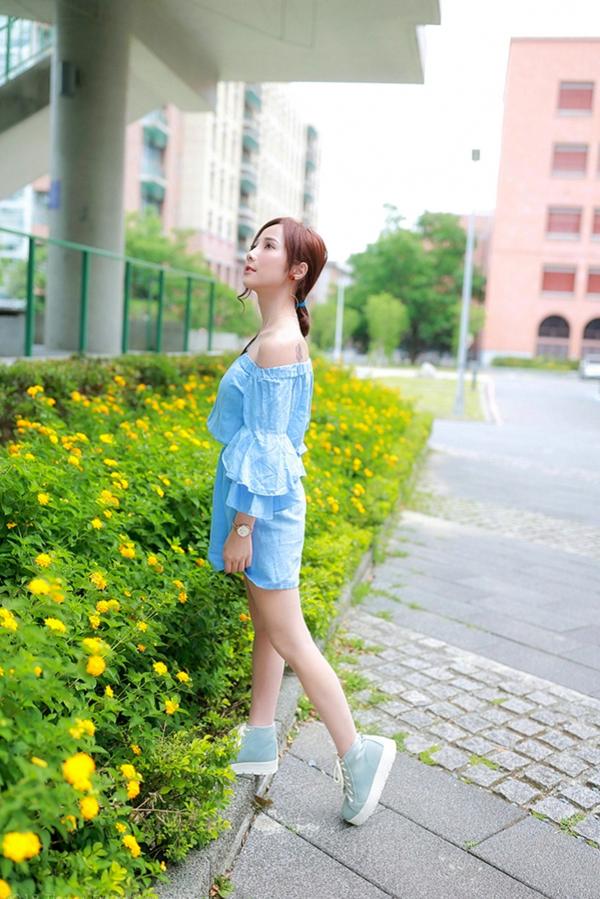 Lynne雨玄   台湾正妹_ Lynne雨玄《台大外拍》 清新唯美校园风格写真集[87P]第71张图片