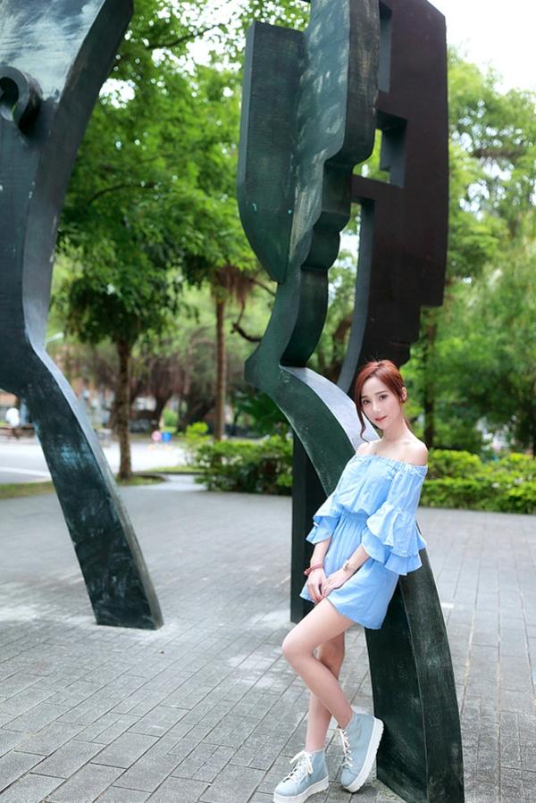 Lynne雨玄   台湾正妹_ Lynne雨玄《台大外拍》 清新唯美校园风格写真集[87P]第76张图片