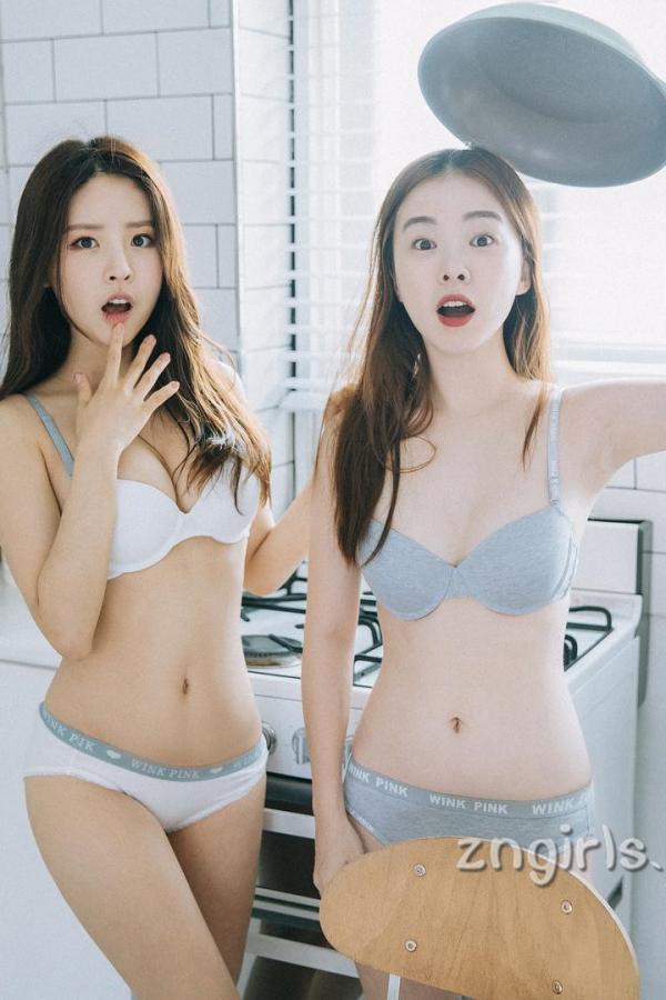 하늘 Ha Neul 南韩超人气网红Ha Neul 初成熟的内衣模特儿第73张图片