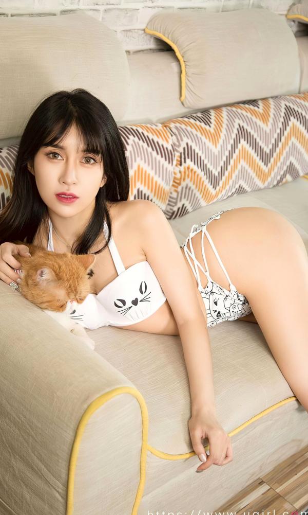 田梓茵   UGirlsApp尤果圈爱尤物-2724-田梓茵-《心爱的意义》-2023.11.09-猫咪比基尼私房居家写真第30张图片