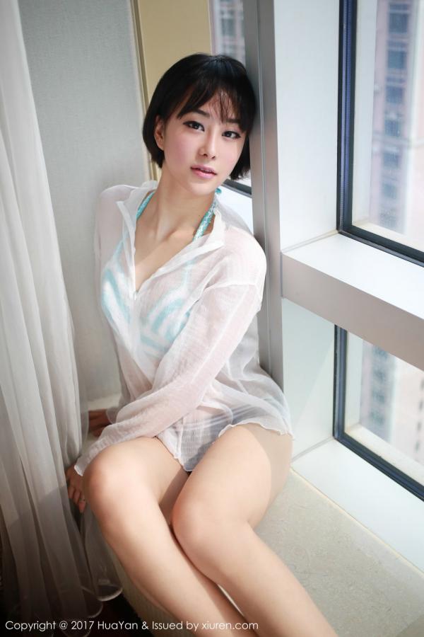 刘艺蕾  清新短发艺蕾 日系风班比跪第13张图片