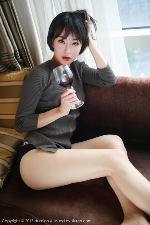 刘艺蕾  清新短发艺蕾 日系风班比跪第43张图片