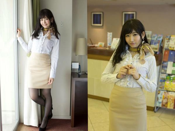 月城まゆ 月城麻由  月城まゆ 梦的まゆとぴあ：清纯校服眼镜娘与火辣红色内衣私房写真第2张图片