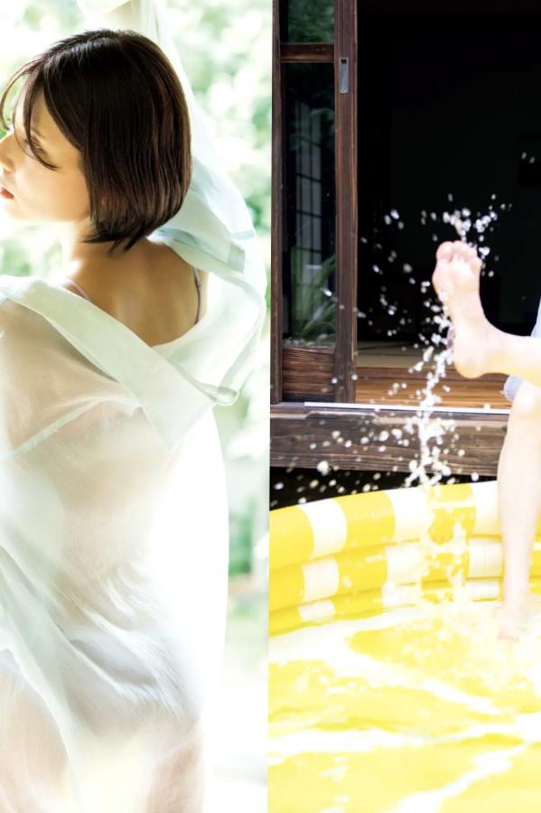 鹿目凛  鹿目凛《過ぎ去る夏に》日系家居比基尼清新性感写真第8张图片
