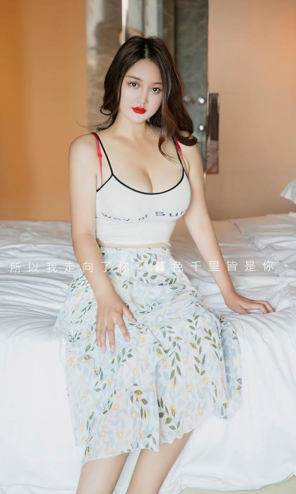 Jona   UGirlsApp尤果圈爱尤物-2803-Jona《温柔的月亮》私房写真，性感身材火辣，高清温婉室内美图第2张图片