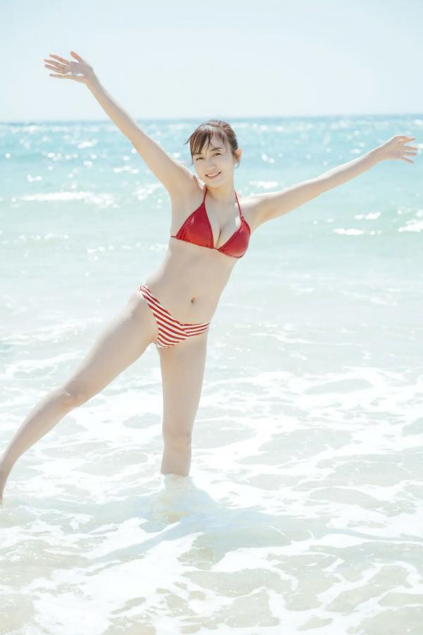 黒木ひかり 黑木光  黒木ひかり - たまには海辺で：日本混血女神海边比基尼清新性感写真第30张图片