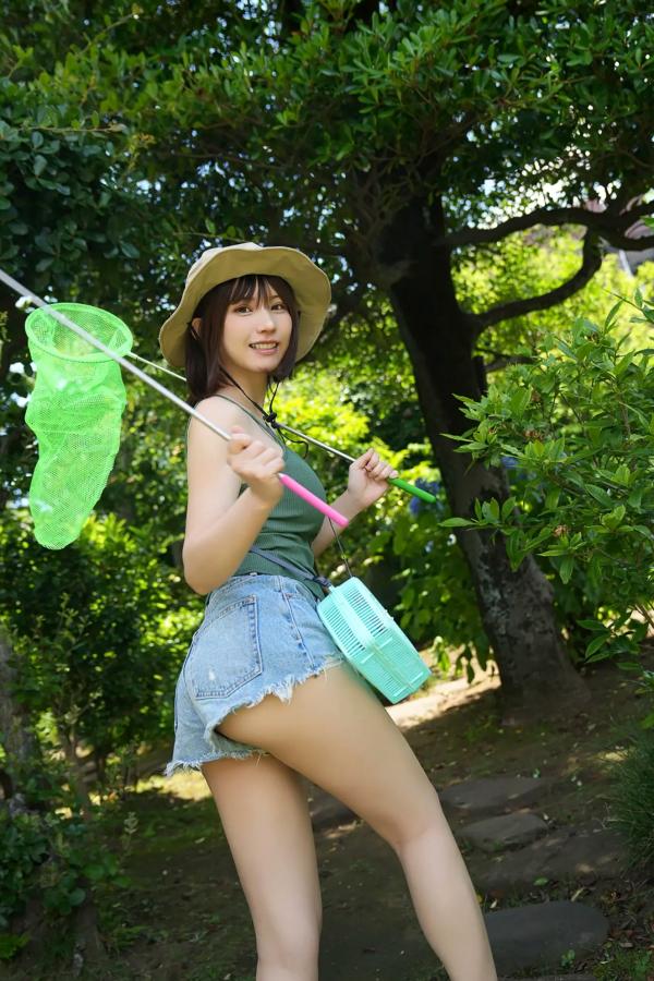 えなこ Enako えなこ - えなこランド [83P] 日本女神户外背带裤与比基尼性感写真第6张图片