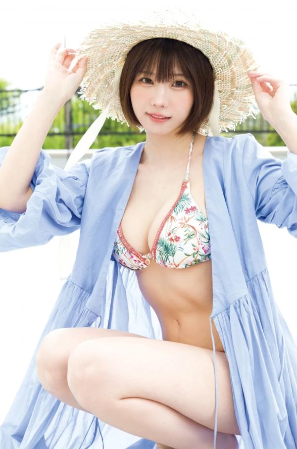 えなこ Enako  えなこ夏日清凉比基尼写真，肤白貌美演绎极致清纯与性感风情第2张图片