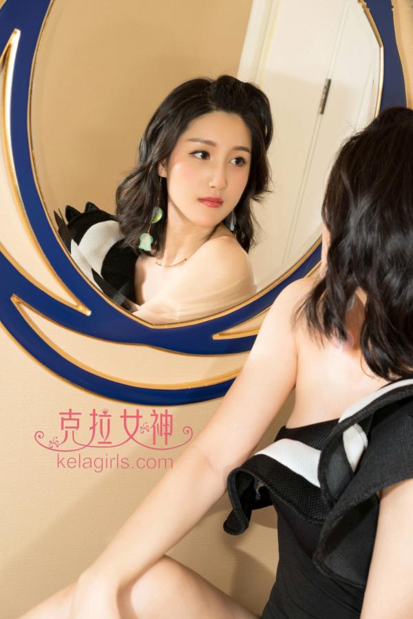 王睿   KelaGirls克拉女神-王睿《孤芳自赏》：气质优雅美人，镜面折射下的极致私房写真第22张图片