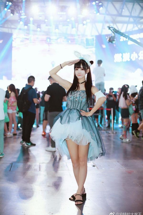 叶林娜 安桔拉大魔王 叶林娜- ChinaJoy2017盛大游戏showgirl第5张图片