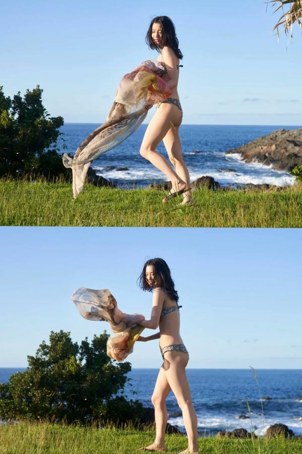 出口亜梨沙 出口亚梨沙 出口亜梨沙 - fantastic 户外沙滩森林性感比基尼写真第28张图片