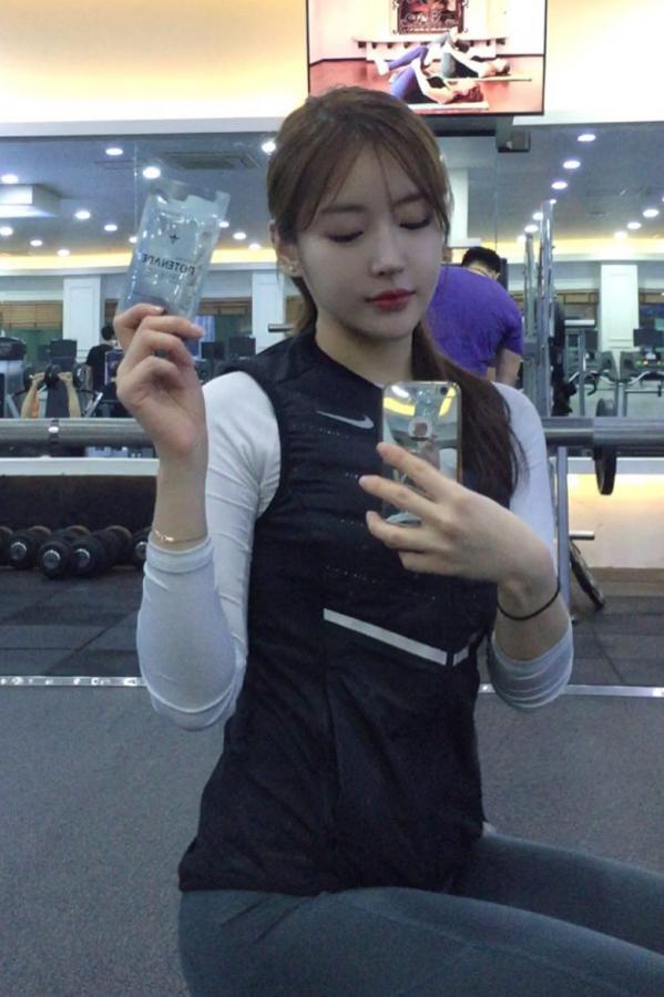 Kang Su  韩国健身正妹Kang Su一出场让全健身房都傻了第13张图片