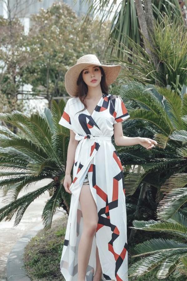 박다현 朴多铉  朴多贤- 气质长裙写真多拼第114张图片