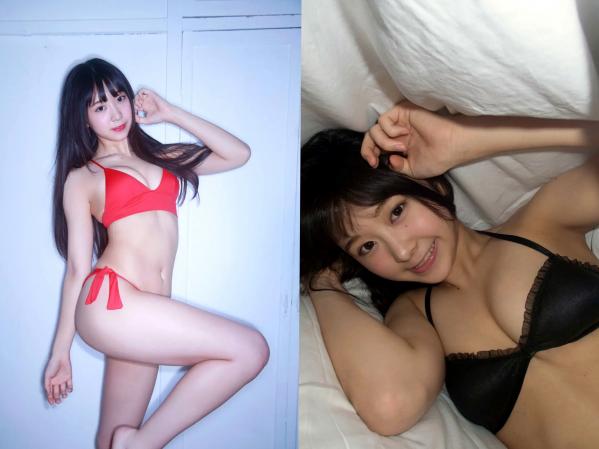 真島なおみ 真岛なおみ  真岛なおみ精选写真：清新户外黄色比基尼与私房黑丝诱惑，绝美私房照合集第28张图片