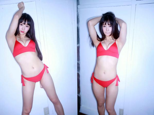 真島なおみ 真岛なおみ  真岛なおみ精选写真：清新户外黄色比基尼与私房黑丝诱惑，绝美私房照合集第31张图片