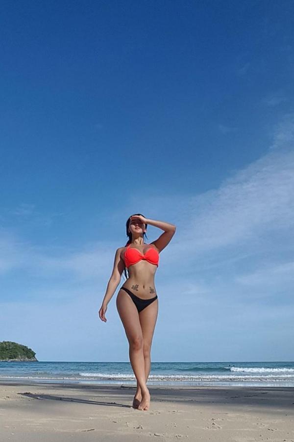 박세리 朴世莉 韩国健身美女박세리 紧身上衣超狂身材第37张图片