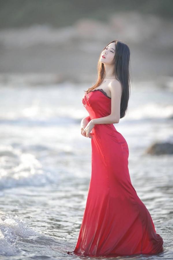 캔디  韩国外拍模特캔디 S型身材引围观第20张图片