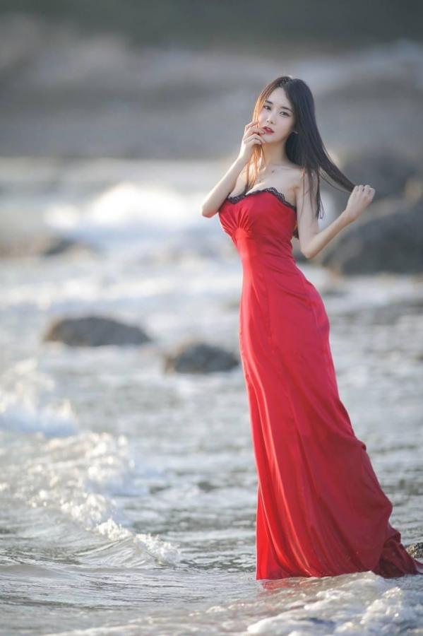 캔디  韩国外拍模特캔디 S型身材引围观第21张图片