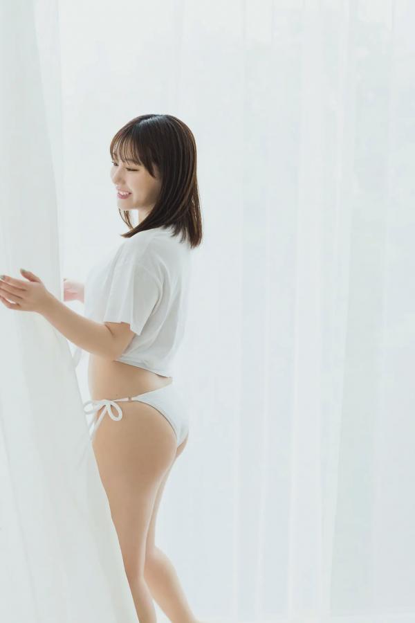 田中美久  田中美久 - 纯白比基尼纯欲家居私房写真 ヤンマガアザーっす！[51P]第5张图片
