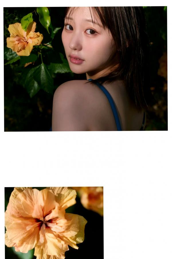 田中美久  《田中美久 - もっと、ぜんぶ、ほんと》异国街拍优雅长裙与泳池性感写真第62张图片