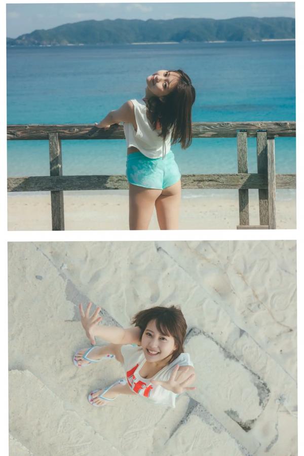 田中美久  田中美久 - キミの街まで 海边沙滩红色比基尼与性感私房写真第7张图片