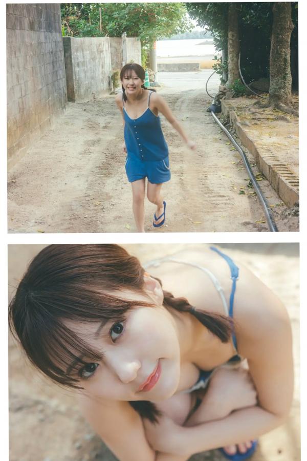 田中美久  田中美久 - キミの街まで 海边沙滩红色比基尼与性感私房写真第20张图片