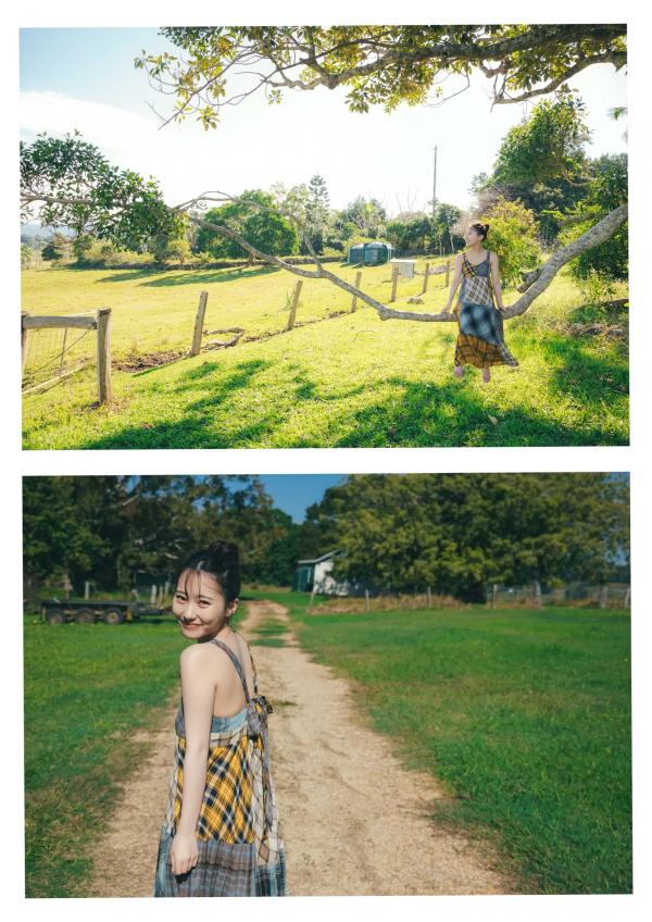 田中美久   田中美久 - 也想更随性地，日系清纯泳装写真，清新夏日池畔性感风格，捕捉灵动迷人瞬间第6张图片