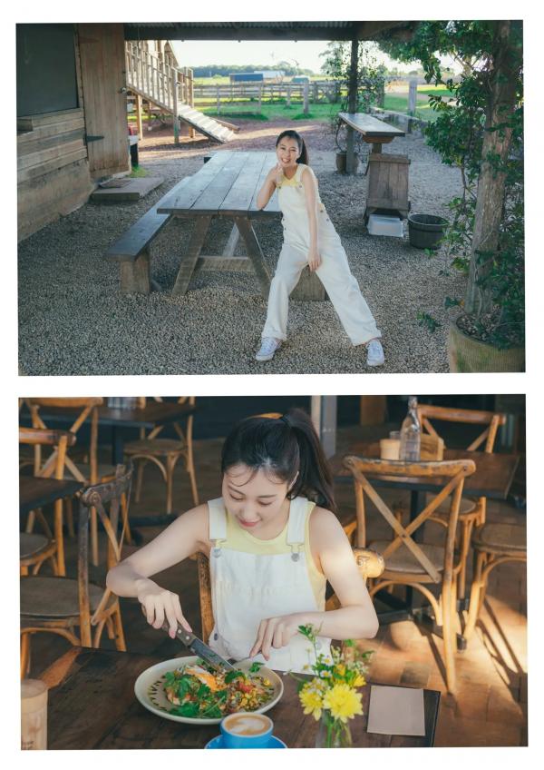 田中美久   田中美久 - 也想更随性地，日系清纯泳装写真，清新夏日池畔性感风格，捕捉灵动迷人瞬间第10张图片