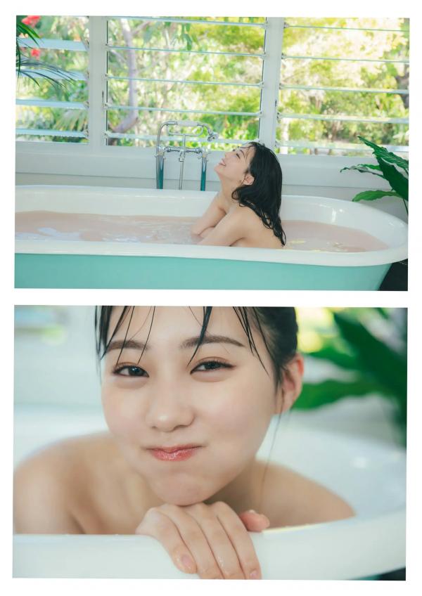 田中美久   田中美久 - 也想更随性地，日系清纯泳装写真，清新夏日池畔性感风格，捕捉灵动迷人瞬间第29张图片