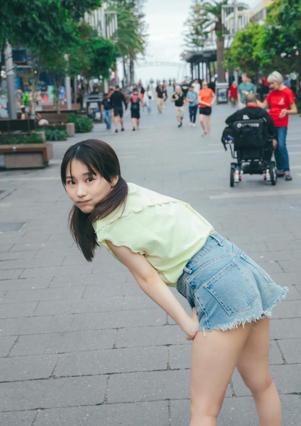 田中美久   田中美久 - 也想更随性地，日系清纯泳装写真，清新夏日池畔性感风格，捕捉灵动迷人瞬间第39张图片