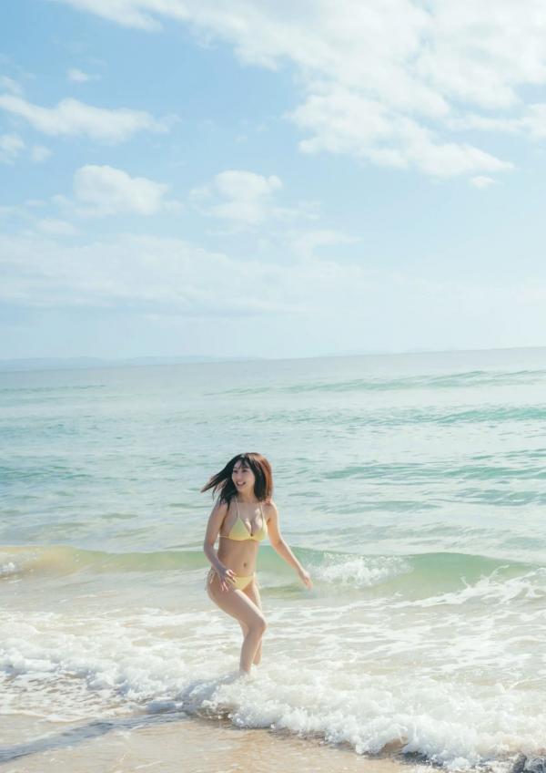 田中美久   田中美久 - 也想更随性地，日系清纯泳装写真，清新夏日池畔性感风格，捕捉灵动迷人瞬间第86张图片