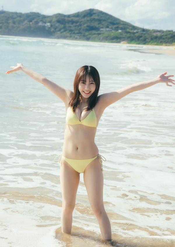 田中美久   田中美久 - 也想更随性地，日系清纯泳装写真，清新夏日池畔性感风格，捕捉灵动迷人瞬间第87张图片