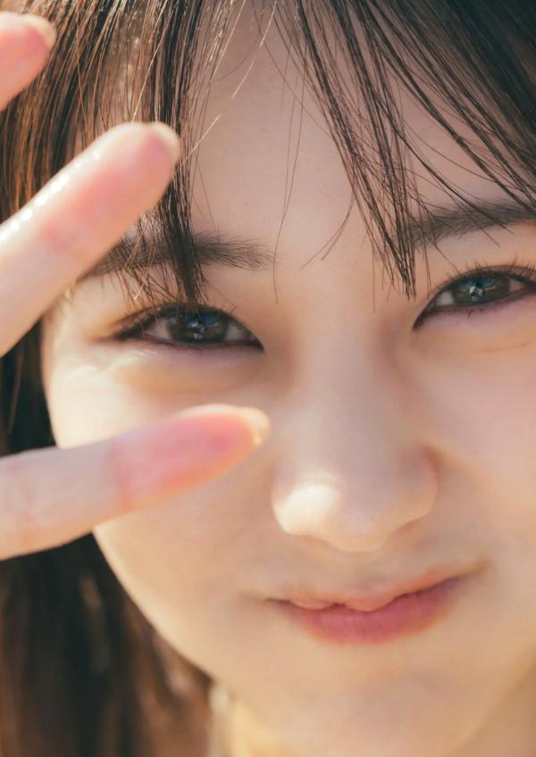 田中美久   田中美久 - 也想更随性地，日系清纯泳装写真，清新夏日池畔性感风格，捕捉灵动迷人瞬间第92张图片