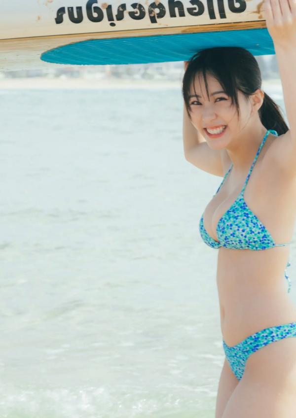 田中美久   田中美久 - 也想更随性地，日系清纯泳装写真，清新夏日池畔性感风格，捕捉灵动迷人瞬间第97张图片