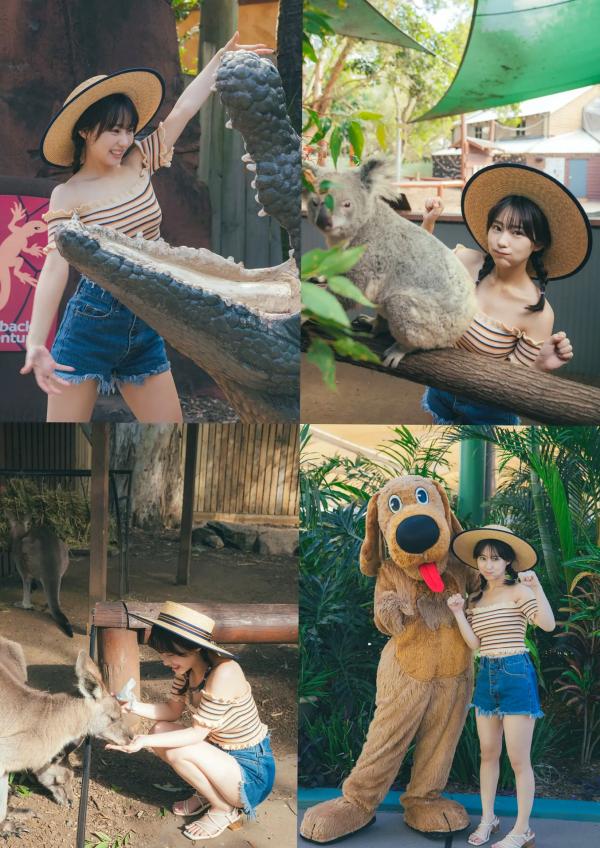 田中美久   田中美久 - 也想更随性地，日系清纯泳装写真，清新夏日池畔性感风格，捕捉灵动迷人瞬间第111张图片