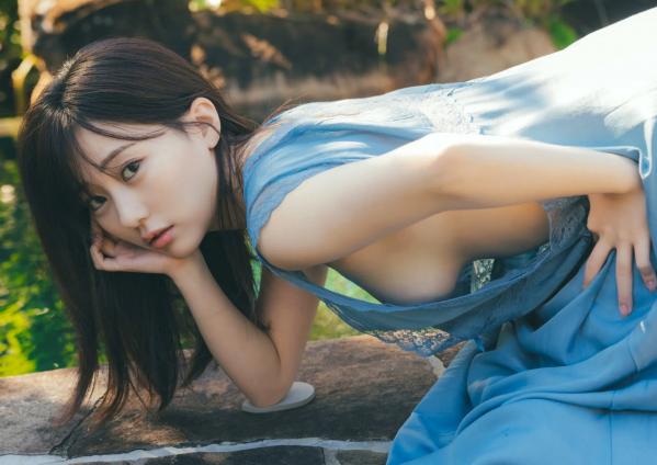 田中美久   田中美久 - 也想更随性地，日系清纯泳装写真，清新夏日池畔性感风格，捕捉灵动迷人瞬间第117张图片