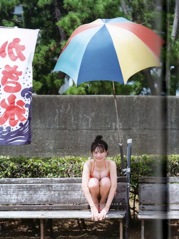 上西怜   上西怜《水の温度》清纯私房写真，日系少女户外泳装与居家清新视觉大赏第51张图片