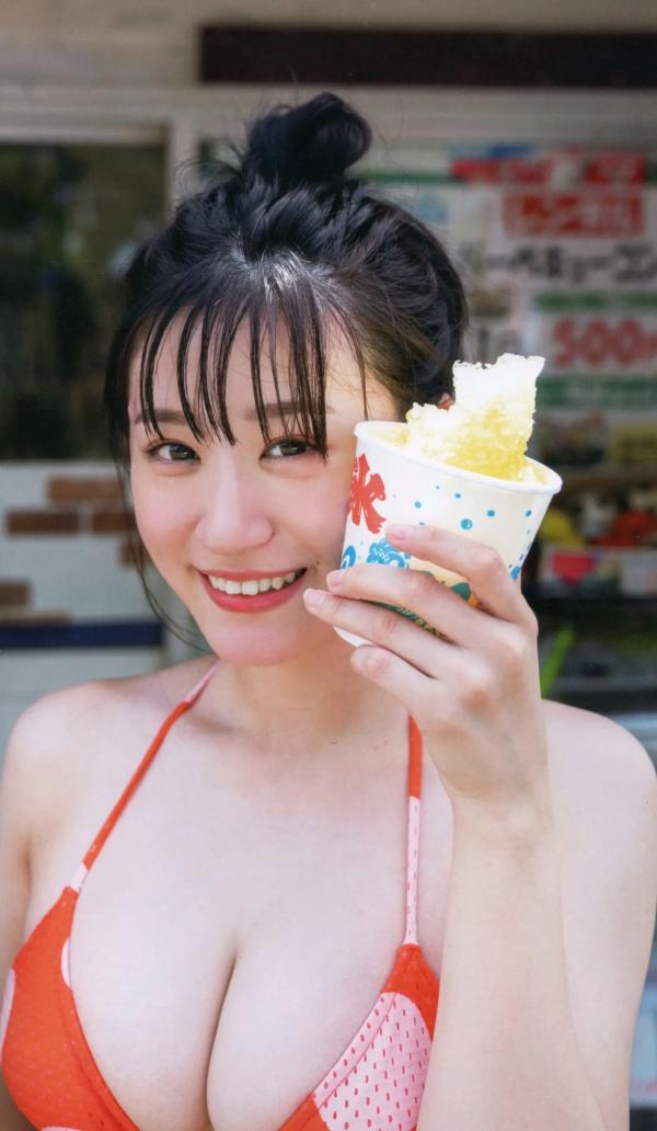 上西怜   上西怜《水の温度》清纯私房写真，日系少女户外泳装与居家清新视觉大赏第55张图片