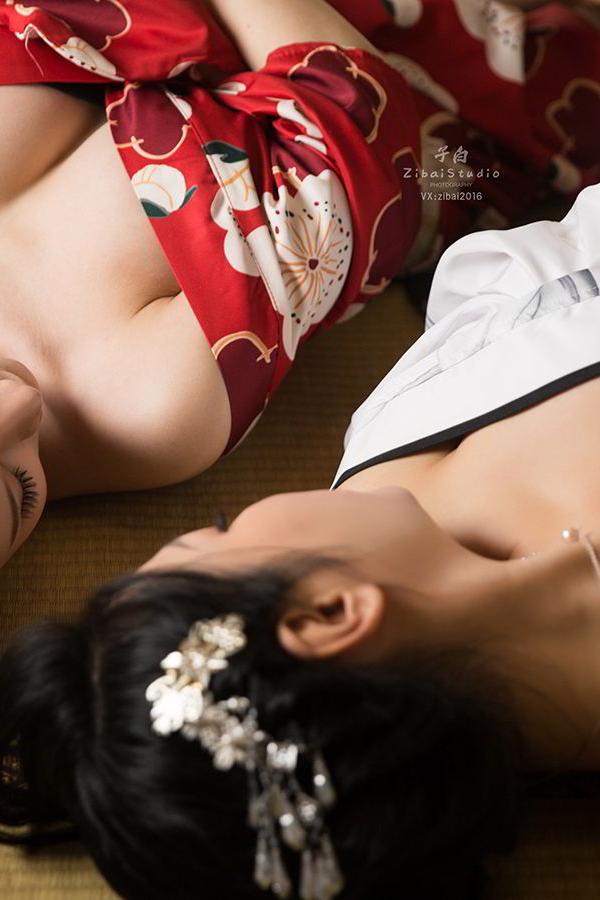 玄子  [TouTiao头条女神]高清写真图 2020-04-15 和风花与蛇 玄子&刘瑾希第17张图片
