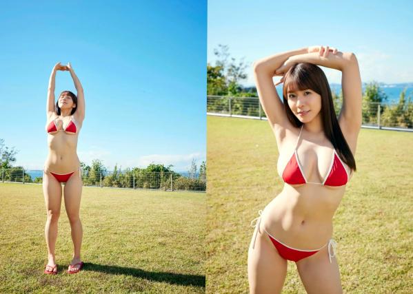 夏来唯   《Exciting Girls 夏来唯 デジタル写真集 vol.4》户外阳光比基尼性感私房写真第2张图片