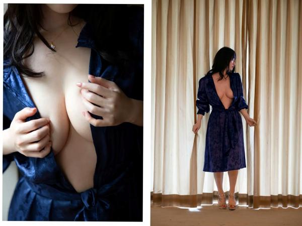 メイリ 美梨  メイリ グラビア写真集 白百合 室内私房写真 美臀丝滑气质女神 优雅长裙与性感居家服诱惑第28张图片