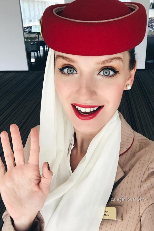 Maria Soldatova Sky Fly Girl 气质完胜！「阿联酋航空空姐」天使颜绝美的不科学第11张图片
